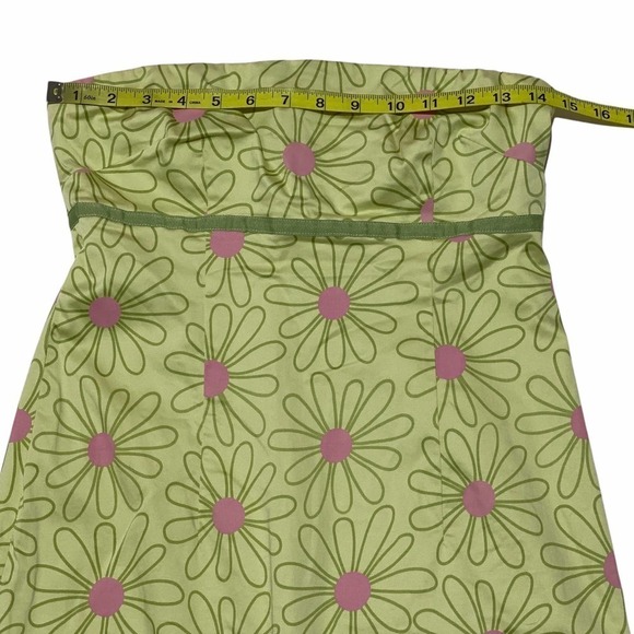 JILLIAN Jones Green Floral Strapless Mini Dress - Picture 7 of 12